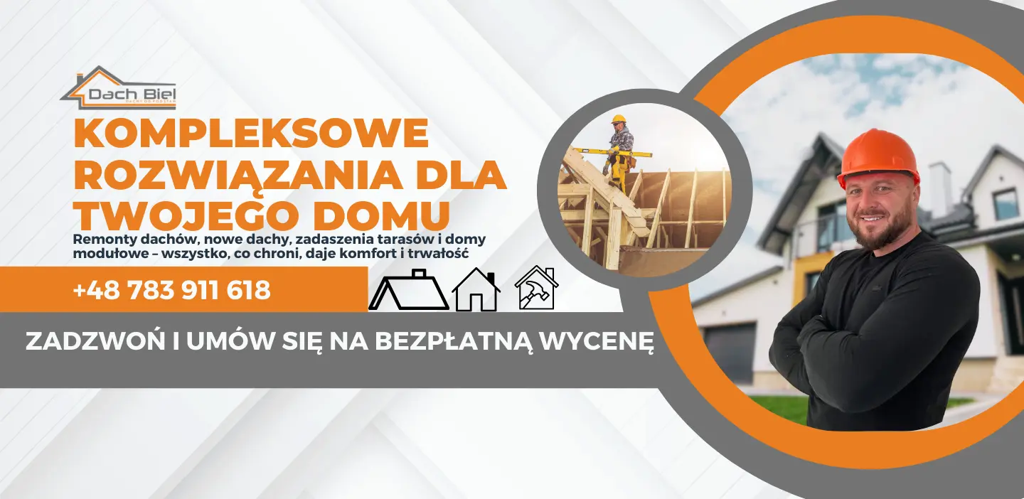 Wizytówka firmy dekarskiej